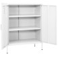 vidaXL Armadietto Bianco 80x35x101,5 cm in Acciaio vidaXL Armadietto Bianco 80x35x101,5 cm in Acciaio