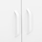vidaXL Armadietto Bianco 80x35x101,5 cm in Acciaio vidaXL Armadietto Bianco 80x35x101,5 cm in Acciaio