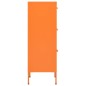 vidaXL Armadietto Arancione 42,5x35x101,5 cm in Acciaio vidaXL Armadietto Arancione 42,5x35x101,5 cm in Acciaio