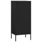 vidaXL Armadietto Nero 42,5x35x101,5 cm in Acciaio