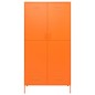 vidaXL Armadio Arancione 90x50x180 cm in Acciaio vidaXL Armadio Arancione 90x50x180 cm in Acciaio