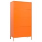 vidaXL Armadio Arancione 90x50x180 cm in Acciaio vidaXL Armadio Arancione 90x50x180 cm in Acciaio