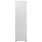 vidaXL Armadio Classificatore Grigio Chiaro 90x46x164 cm in Acciaio vidaXL Armadio Classificatore Grigio Chiaro 90x46x164 cm in Acciaio