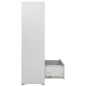 vidaXL Armadio Classificatore Grigio Chiaro 90x46x164 cm in Acciaio vidaXL Armadio Classificatore Grigio Chiaro 90x46x164 cm in Acciaio