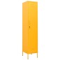vidaXL Armadio Giallo Senape 35x46x180 cm in Acciaio vidaXL Armadio Giallo Senape 35x46x180 cm in Acciaio