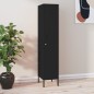 vidaXL Armadio Nero 35x46x180 cm in Acciaio vidaXL Armadio Nero 35x46x180 cm in Acciaio
