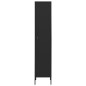 vidaXL Armadio Nero 35x46x180 cm in Acciaio vidaXL Armadio Nero 35x46x180 cm in Acciaio