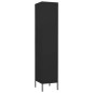 vidaXL Armadio Nero 35x46x180 cm in Acciaio vidaXL Armadio Nero 35x46x180 cm in Acciaio