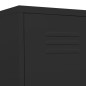 vidaXL Armadio Nero 35x46x180 cm in Acciaio vidaXL Armadio Nero 35x46x180 cm in Acciaio