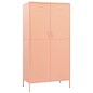 vidaXL Armadio Rosa 90x50x180 cm in Acciaio vidaXL Armadio Rosa 90x50x180 cm in Acciaio