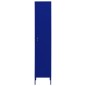 vidaXL Armadio Blu Marino 35x46x180 cm in Acciaio vidaXL Armadio Blu Marino 35x46x180 cm in Acciaio