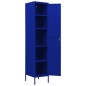 vidaXL Armadio Blu Marino 35x46x180 cm in Acciaio vidaXL Armadio Blu Marino 35x46x180 cm in Acciaio