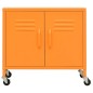 vidaXL Armadietto Arancione 60x35x56 cm in Acciaio vidaXL Armadietto Arancione 60x35x56 cm in Acciaio