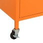 vidaXL Armadietto Arancione 60x35x56 cm in Acciaio vidaXL Armadietto Arancione 60x35x56 cm in Acciaio