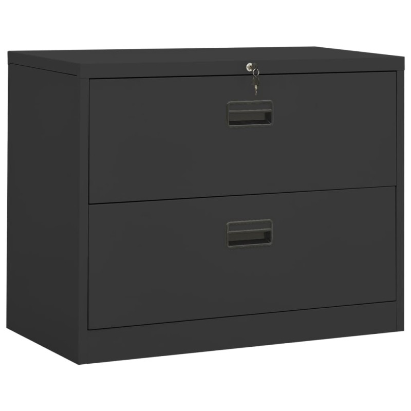 vidaXL Armadio Classificatore Antracite 90x46x72,5 cm in Acciaio vidaXL Armadio Classificatore Antracite 90x46x72,5 cm in Acciaio
