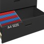 vidaXL Armadio Classificatore Antracite 90x46x72,5 cm in Acciaio vidaXL Armadio Classificatore Antracite 90x46x72,5 cm in Acciaio