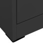vidaXL Armadio Classificatore Antracite 90x46x164 cm in Acciaio vidaXL Armadio Classificatore Antracite 90x46x164 cm in Acciaio