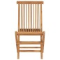 Sedie da Giardino Pieghevoli 2 pz in Legno Massello di Teak Sedie da Giardino Pieghevoli 2 pz in Legno Massello di Teak