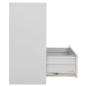 vidaXL Armadio Classificatore Grigio Chiaro 90x46x103 cm in Acciaio vidaXL Armadio Classificatore Grigio Chiaro 90x46x103 cm in Acciaio