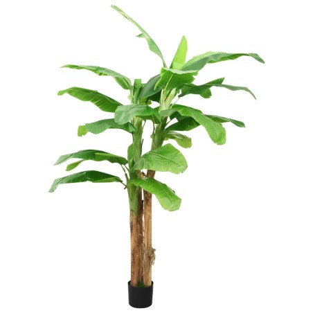 vidaXL Albero di Banane Artificiale con Vaso 300 cm Verde