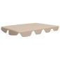 Baldacchino per Dondolo Giardino Beige 188/168x110/145 cm Baldacchino per Dondolo Giardino Beige 188/168x110/145 cm