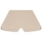 Baldacchino per Dondolo Giardino Beige 188/168x110/145 cm Baldacchino per Dondolo Giardino Beige 188/168x110/145 cm