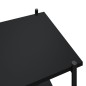 vidaXL Scaffale con 5 Mensole Nero 80x40x163 cm vidaXL Scaffale con 5 Mensole Nero 80x40x163 cm