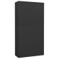 vidaXL Armadio per Ufficio Antracite 90x40x180 cm in Acciaio