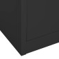 vidaXL Armadio per Ufficio Antracite 90x40x180 cm in Acciaio