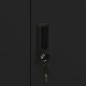 vidaXL Armadio per Ufficio Nero 90x40x102 cm in Acciaio vidaXL Armadio per Ufficio Nero 90x40x102 cm in Acciaio