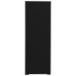 vidaXL Armadio Classificatore Nero 90x46x164 cm in Acciaio vidaXL Armadio Classificatore Nero 90x46x164 cm in Acciaio