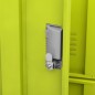 vidaXL Armadietto a Chiave Grigio Chiaro e Verde 90x45x92,5 cm Acciaio