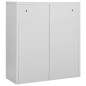 vidaXL Armadio per Ufficio Grigio Chiaro 90x40x102 cm in Acciaio vidaXL Armadio per Ufficio Grigio Chiaro 90x40x102 cm in Acciaio