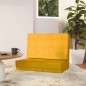 vidaXL Sedia a Sdraio da Terra Pieghevole Giallo Senape in Tessuto vidaXL Sedia a Sdraio da Terra Pieghevole Giallo Senape in Tessuto