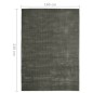 vidaXL Tappeto Lavabile Pieghevole Grigio Talpa 160x230 cm Poliestere vidaXL Tappeto Lavabile Pieghevole Grigio Talpa 160x230 cm Poliestere