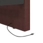 vidaXL Dormeuse USB Viola in Tessuto 90x200 cm vidaXL Dormeuse USB Viola in Tessuto 90x200 cm