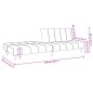 vidaXL Divano Letto a 2 Posti Marrone Scuro in Tessuto vidaXL Divano Letto a 2 Posti Marrone Scuro in Tessuto