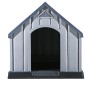 vidaXL Cuccia per Cani Grigia 92x87x91 cm in Plastica vidaXL Cuccia per Cani Grigia 92x87x91 cm in Plastica