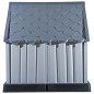 vidaXL Cuccia per Cani Grigia 92x87x91 cm in Plastica vidaXL Cuccia per Cani Grigia 92x87x91 cm in Plastica