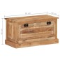 vidaXL Panca con Scarpiera 85x40x45 cm in Legno Massello di Acacia vidaXL Panca con Scarpiera 85x40x45 cm in Legno Massello di Acacia
