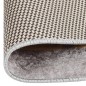 vidaXL Tappeto Lavabile φ120 cm Grigio Antiscivolo vidaXL Tappeto Lavabile φ120 cm Grigio Antiscivolo