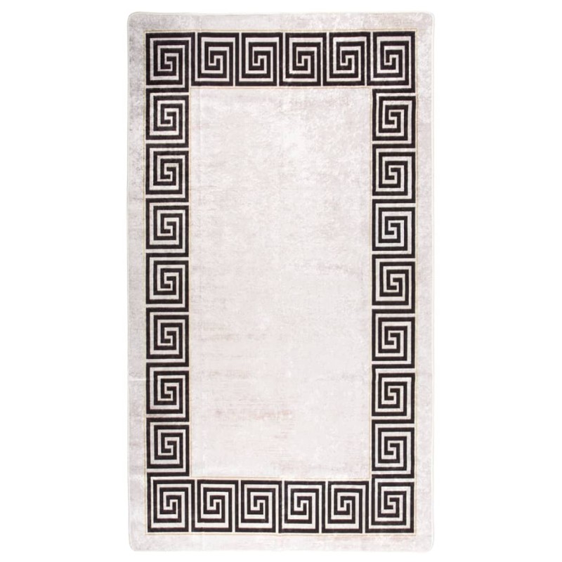 vidaXL Tappeto Lavabile 190x300 cm Beige Chiaro Antiscivolo vidaXL Tappeto Lavabile 190x300 cm Beige Chiaro Antiscivolo