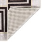 vidaXL Tappeto Lavabile 190x300 cm Beige Chiaro Antiscivolo vidaXL Tappeto Lavabile 190x300 cm Beige Chiaro Antiscivolo