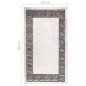 vidaXL Tappeto Lavabile 190x300 cm Beige Chiaro Antiscivolo vidaXL Tappeto Lavabile 190x300 cm Beige Chiaro Antiscivolo