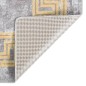 vidaXL Tappeto Lavabile 80x150 cm Grigio Antiscivolo vidaXL Tappeto Lavabile 80x150 cm Grigio Antiscivolo