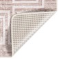 vidaXL Tappeto Lavabile 80x150 cm Beige Antiscivolo vidaXL Tappeto Lavabile 80x150 cm Beige Antiscivolo