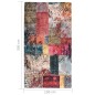 vidaXL Tappeto Lavabile Patchwork 190x300 cm Multicolore Antiscivolo