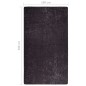 vidaXL Tappeto Lavabile 190x300 cm Antracite Antiscivolo vidaXL Tappeto Lavabile 190x300 cm Antracite Antiscivolo