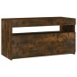 Mobile Porta TV con Luci LED Rovere Fumo 75x35x40 cm Mobile Porta TV con Luci LED Rovere Fumo 75x35x40 cm