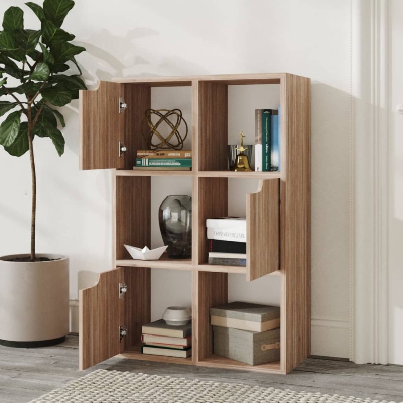 vidaXL Libreria Rovere Sonoma Grigio 60x27,5x88 cm in Truciolato vidaXL Libreria Rovere Sonoma Grigio 60x27,5x88 cm in Truciolato